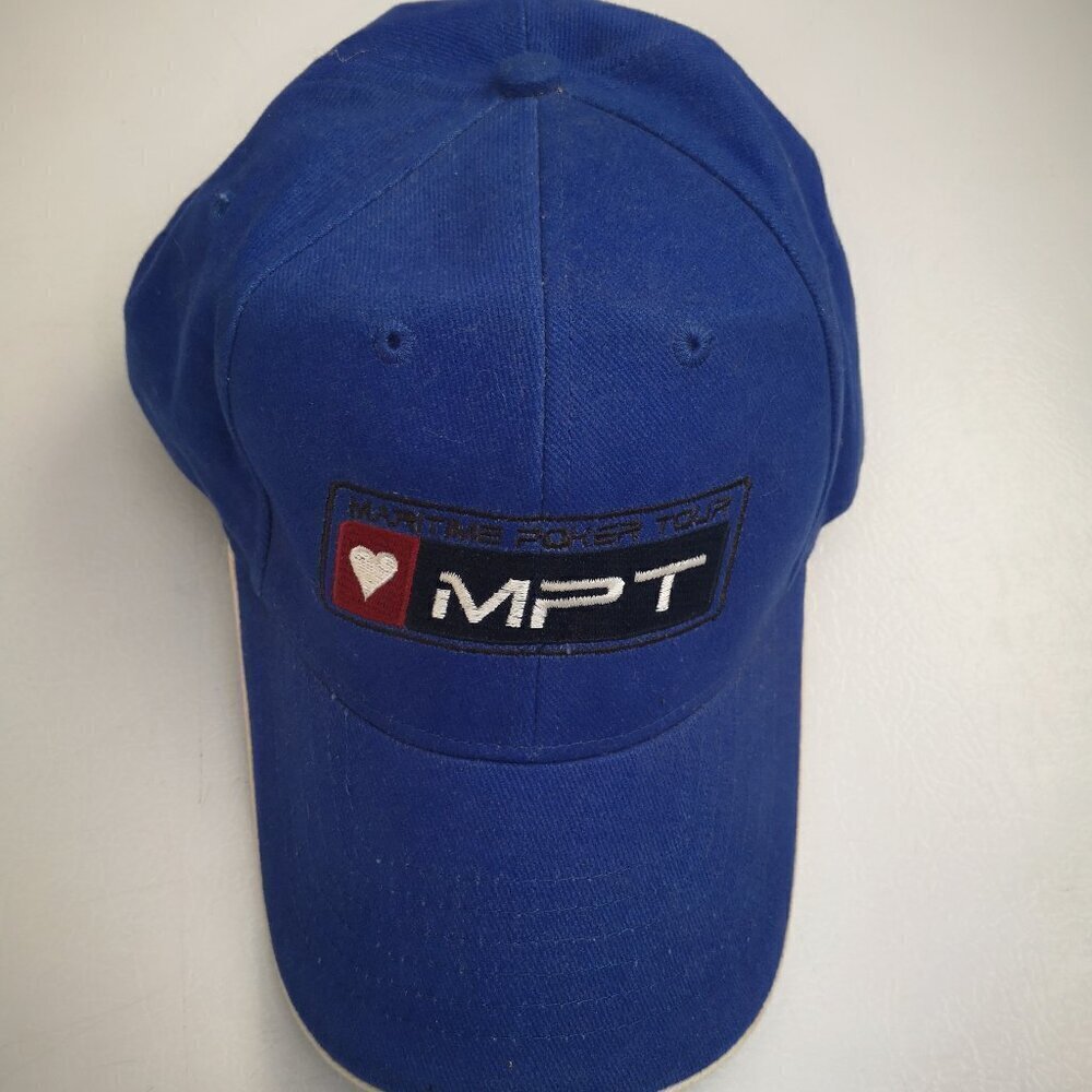 Nu-Fit by KC Caps Unisex Blue Maritime Poker Tour Baseball Hat